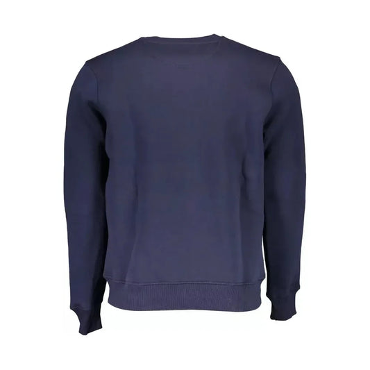 Blue Round Neck Printed Sweater North Sails