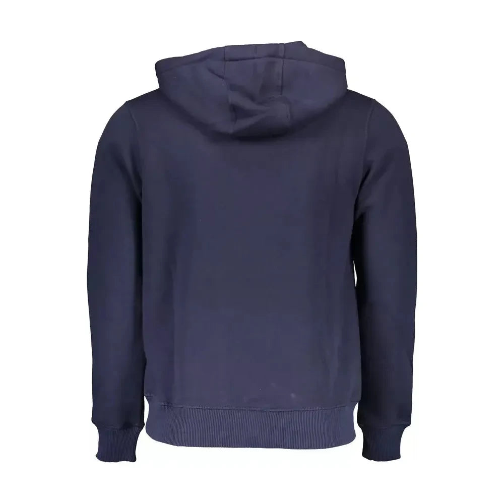 Sail the Waves Hooded Sweatshirt in Blue