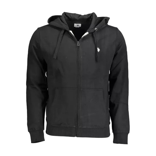 Classic Zippered Hoodie with Embroidered Logo