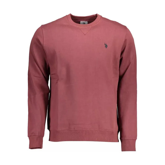 Purple Cotton Round Neck Sweater U.S. POLO ASSN.