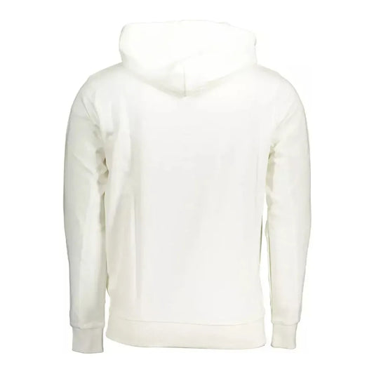 White Contrast Logo Hooded Sweater U.S. POLO ASSN.