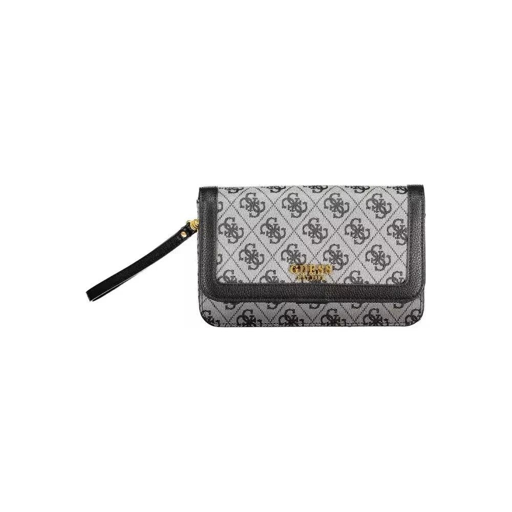 Elegant Black Multi-Compartment Wallet