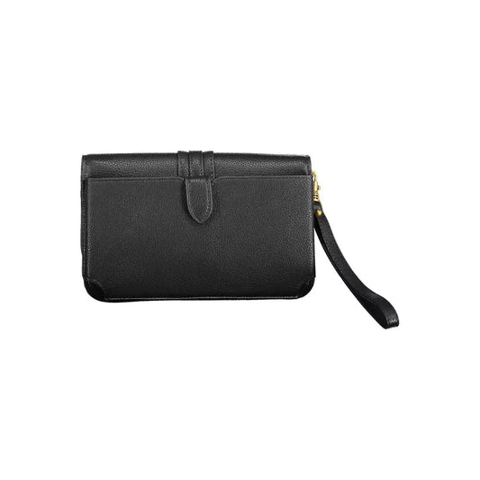 Chic Black Wallet with Multiple Compartments