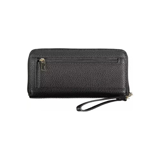 Sleek Black Multi-Compartment Wallet