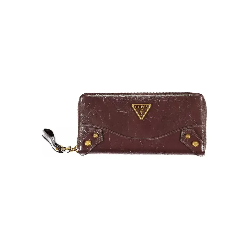 Elegant Brown Polyethylene Wallet