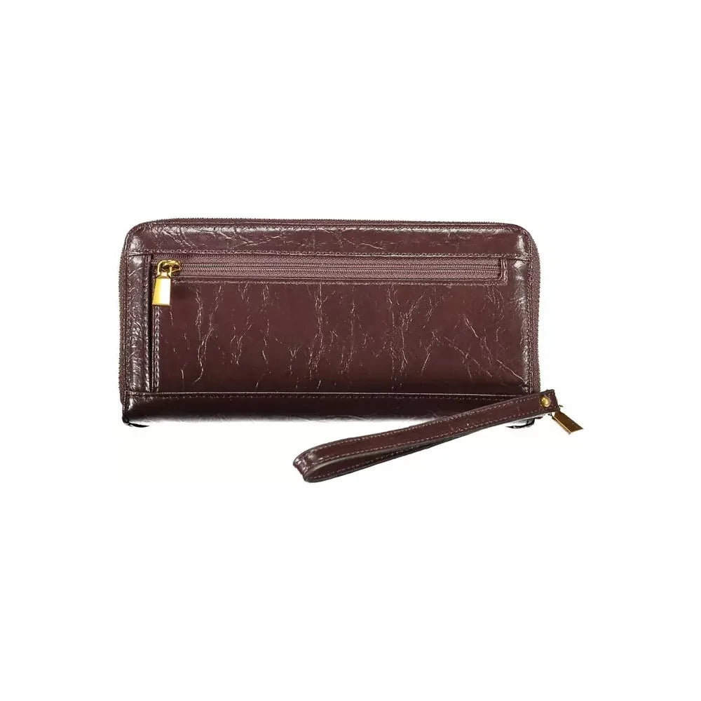 Elegant Brown Polyethylene Wallet