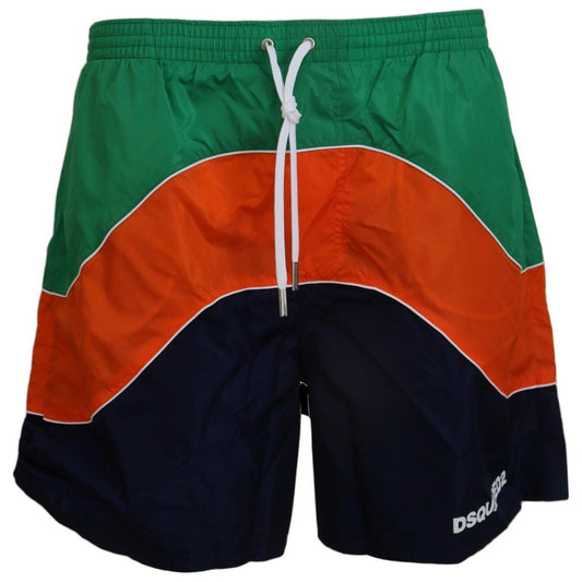 Multicolor Printed Swimshorts Boxer