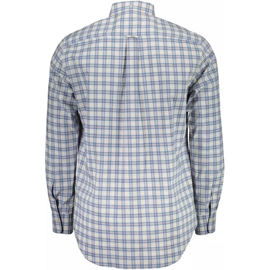 Sophisticated Blue Long-Sleeved Shirt