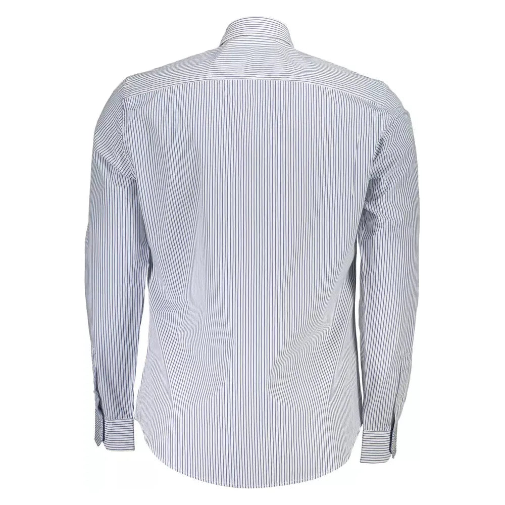 Elegant White Organic Cotton Shirt for Men