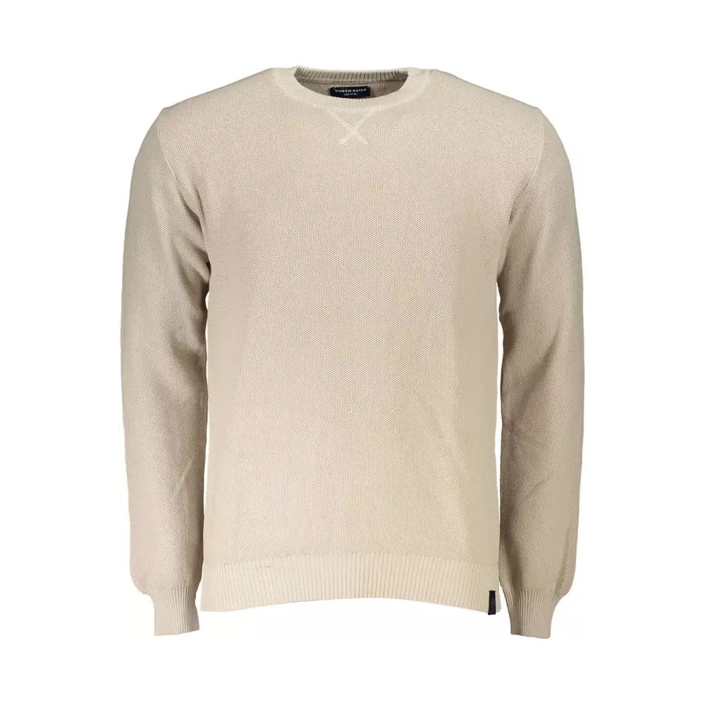 Chic Beige Organic Cotton Sweater