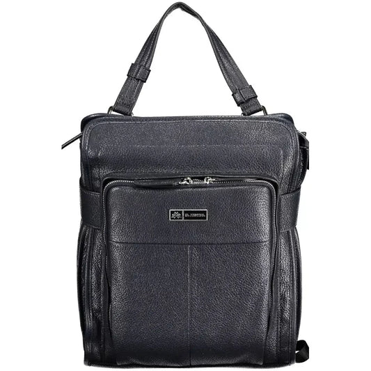 Chic Blue Urban Backpack with Laptop Sleeve