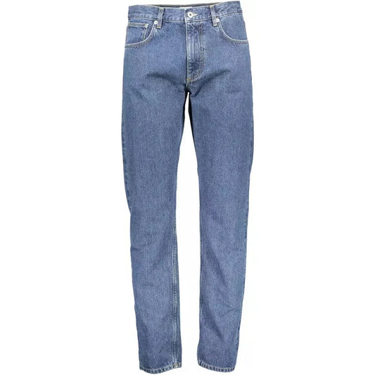 Sophisticated Blue Cotton Jeans