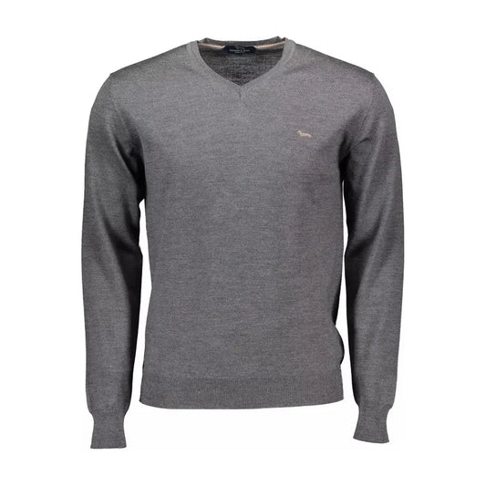 Chic V-Neck Woolen Men's Sweater