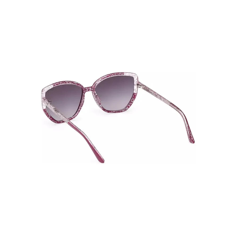 Chic Purple Square Frame Sunglasses