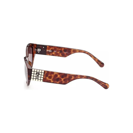 Chic Teardrop Brown Lens Sunglasses