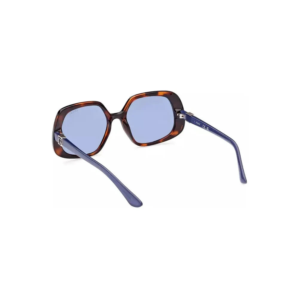 Chic Square Lens Sunglasses in Brown