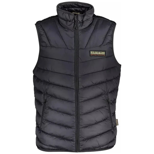 Sleek Sleeveless Black Outdoor Vest