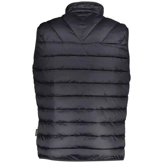 Sleek Sleeveless Black Outdoor Vest Napapijri