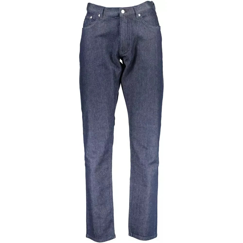 Slim-Fit Stretch Cotton Jeans