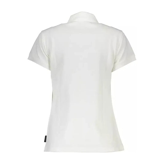 Elegant White Short-Sleeved Polo