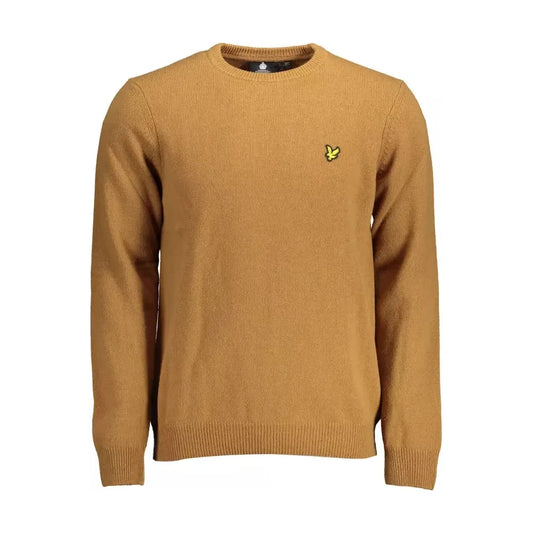 Classic Wool Blend Brown Sweater Lyle & Scott