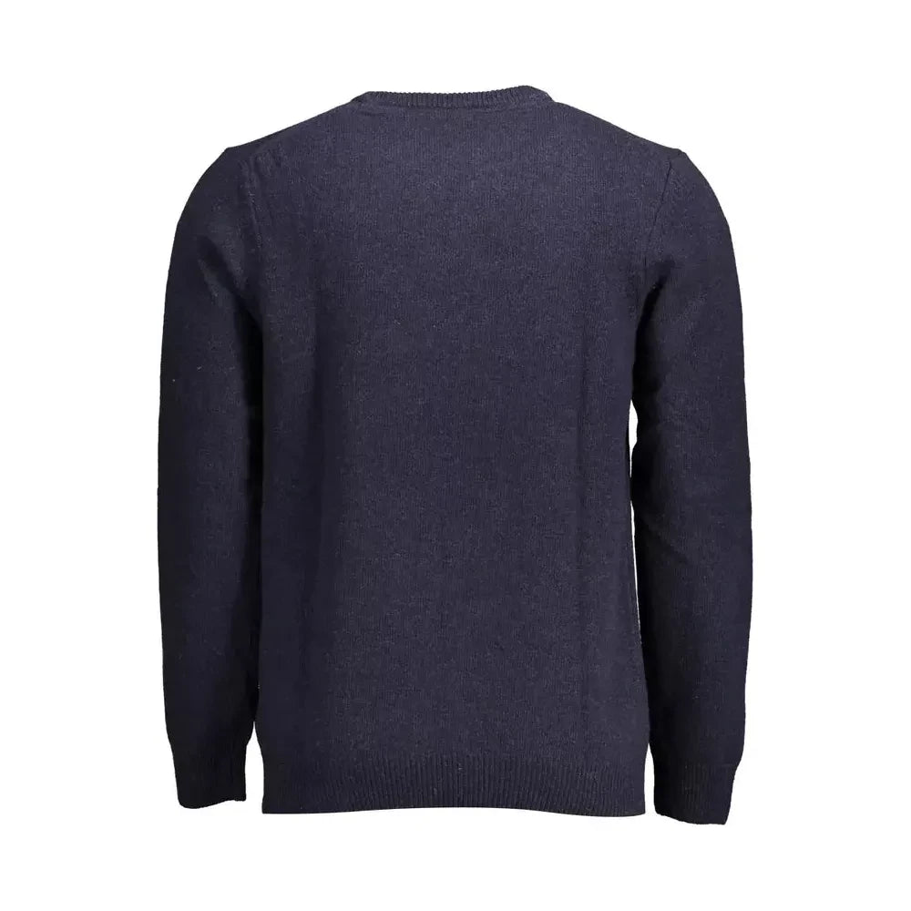 Classic Blue Wool Blend Sweater