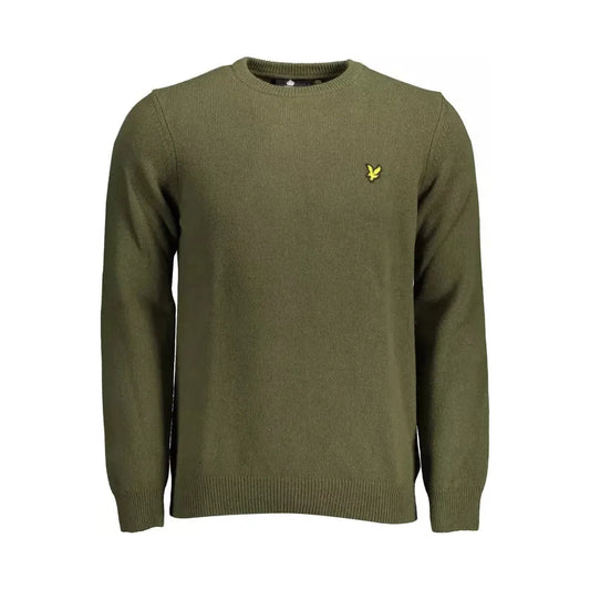 Elegant Green Wool Blend Sweater Lyle & Scott