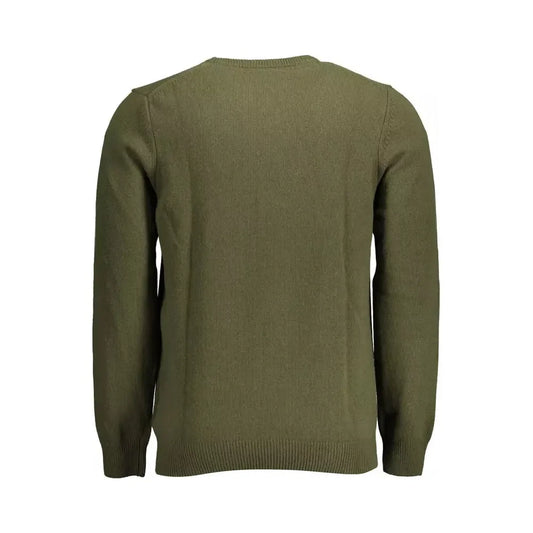 Elegant Green Wool Blend Sweater Lyle & Scott