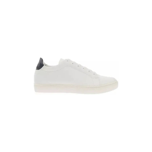 Elegant Monocolor Leather Sneakers