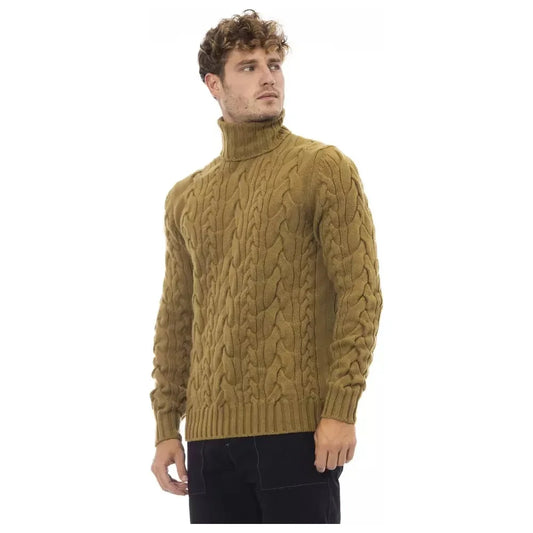 Elegant Wool-Cashmere Turtleneck Sweater