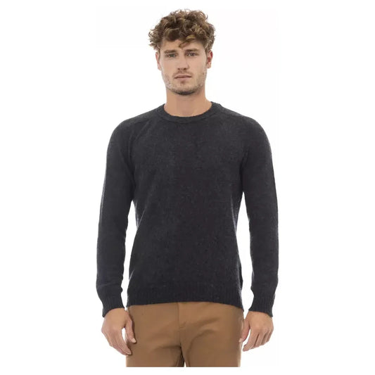 Elegant Crewneck Black Sweater