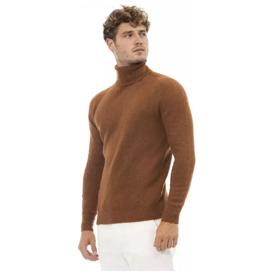 Elegant Turtleneck Alpaca Blend Sweater