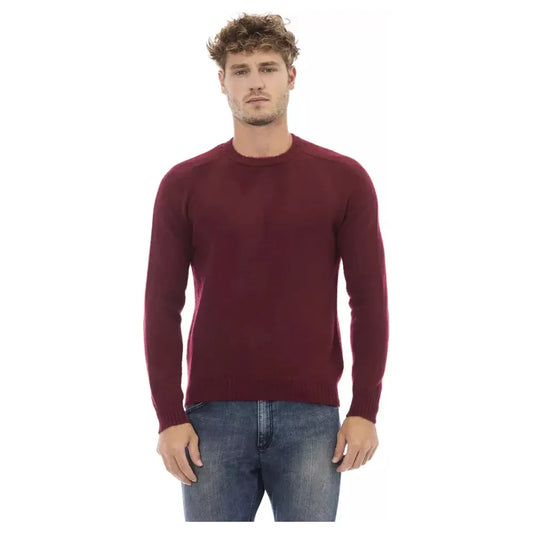 Classic Crewneck Crimson Sweater