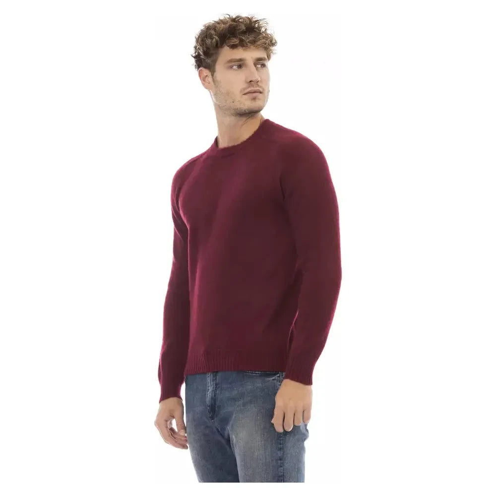 Classic Crewneck Crimson Sweater