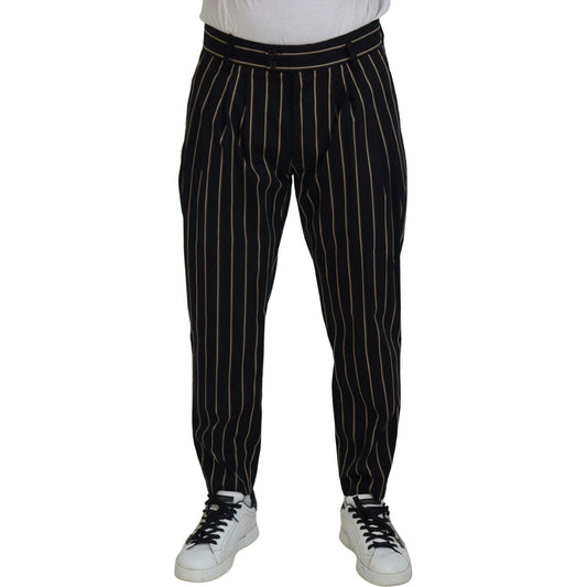 Elegant Striped Chino Tapered Pants