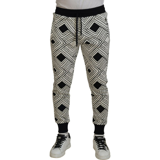 Elegant Monochrome Sport Sweatpants