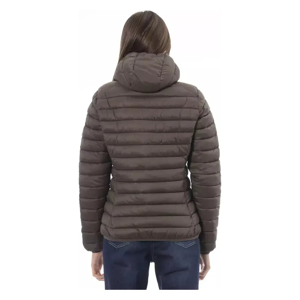 Elegant Quilted Women's Hooded Jacket