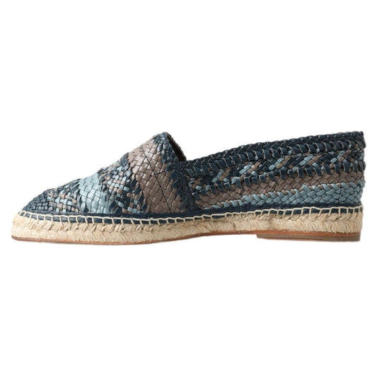 Sumptuous Woven Leather Espadrilles