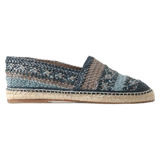 Sumptuous Woven Leather Espadrilles