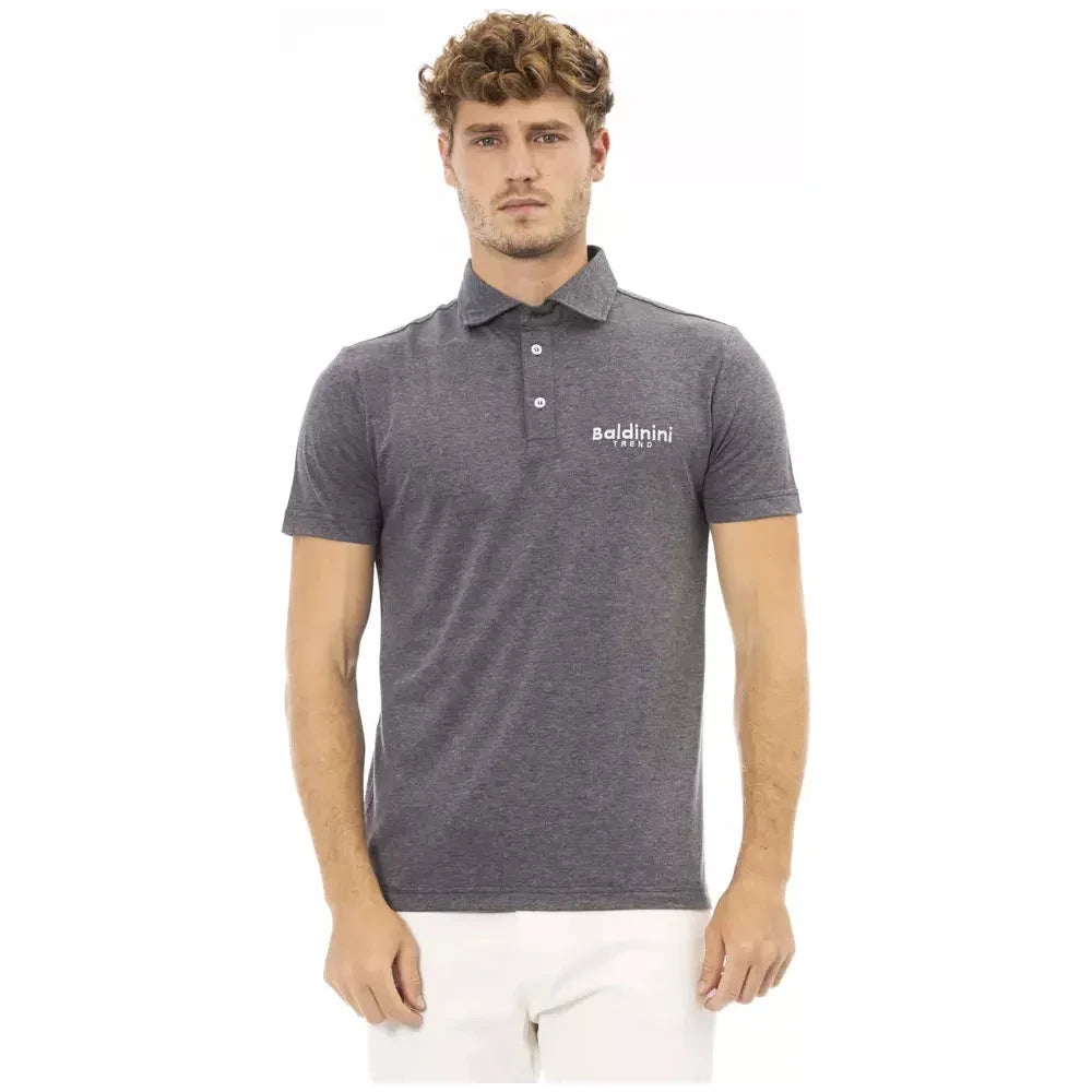 Chic Embroidered Logo Cotton Polo