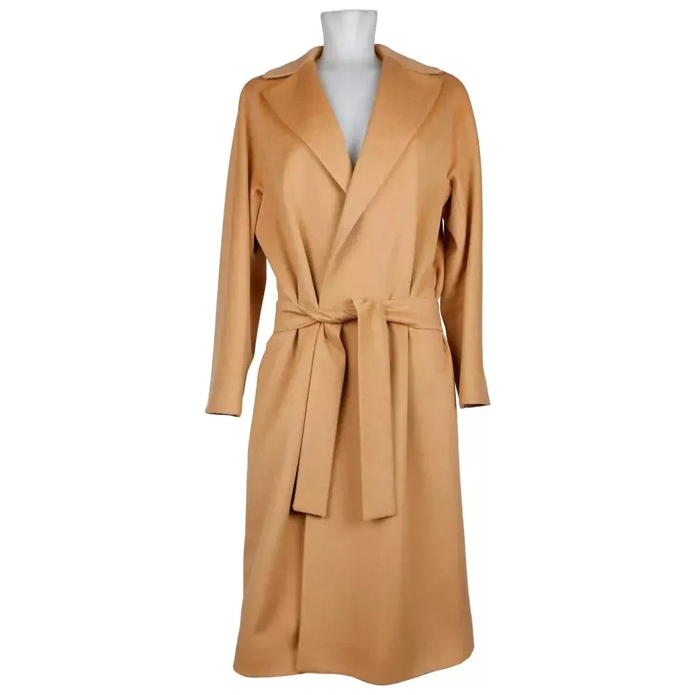 Elegant Wool Raglan Sleeve Coat