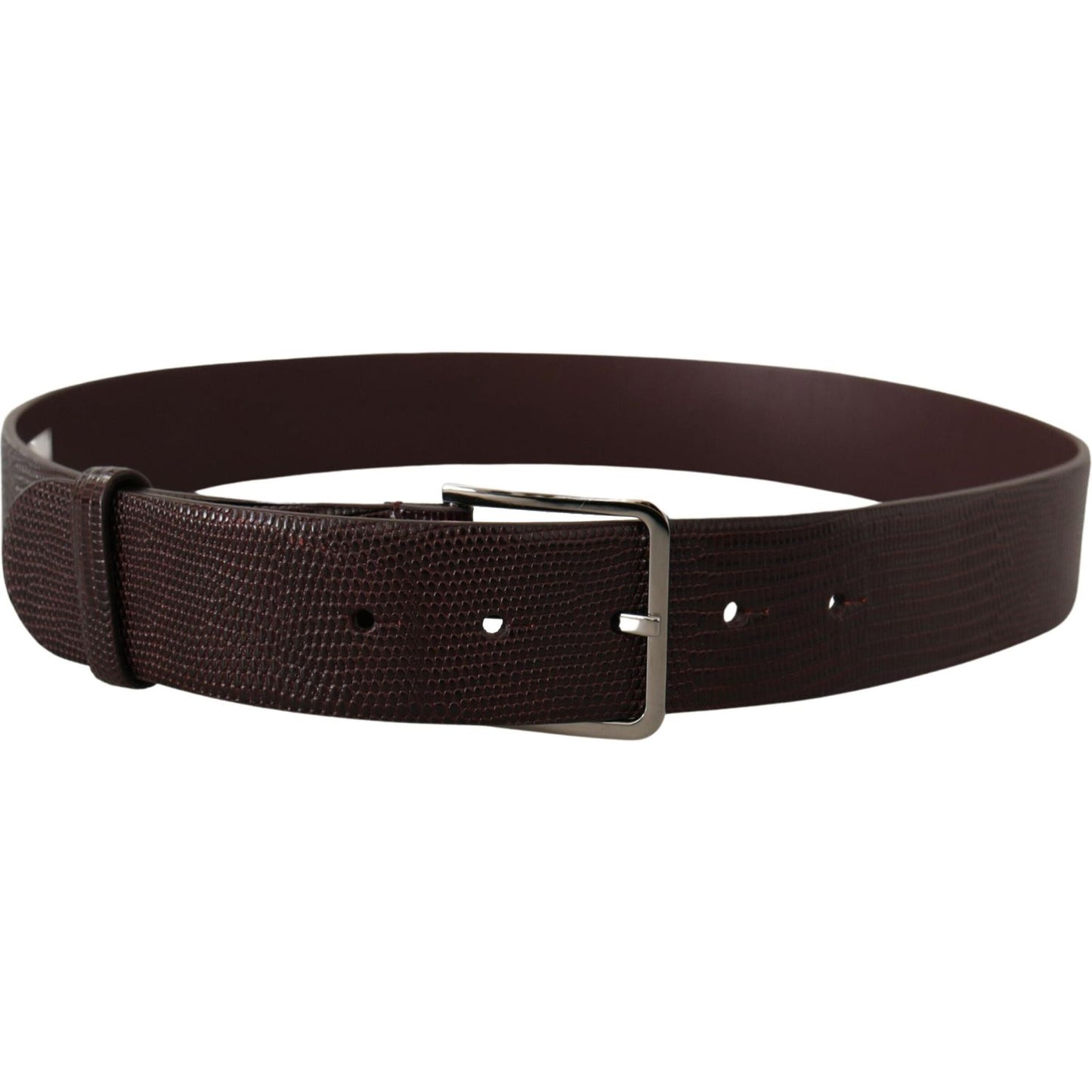 Elegant Dark Brown Leather Belt