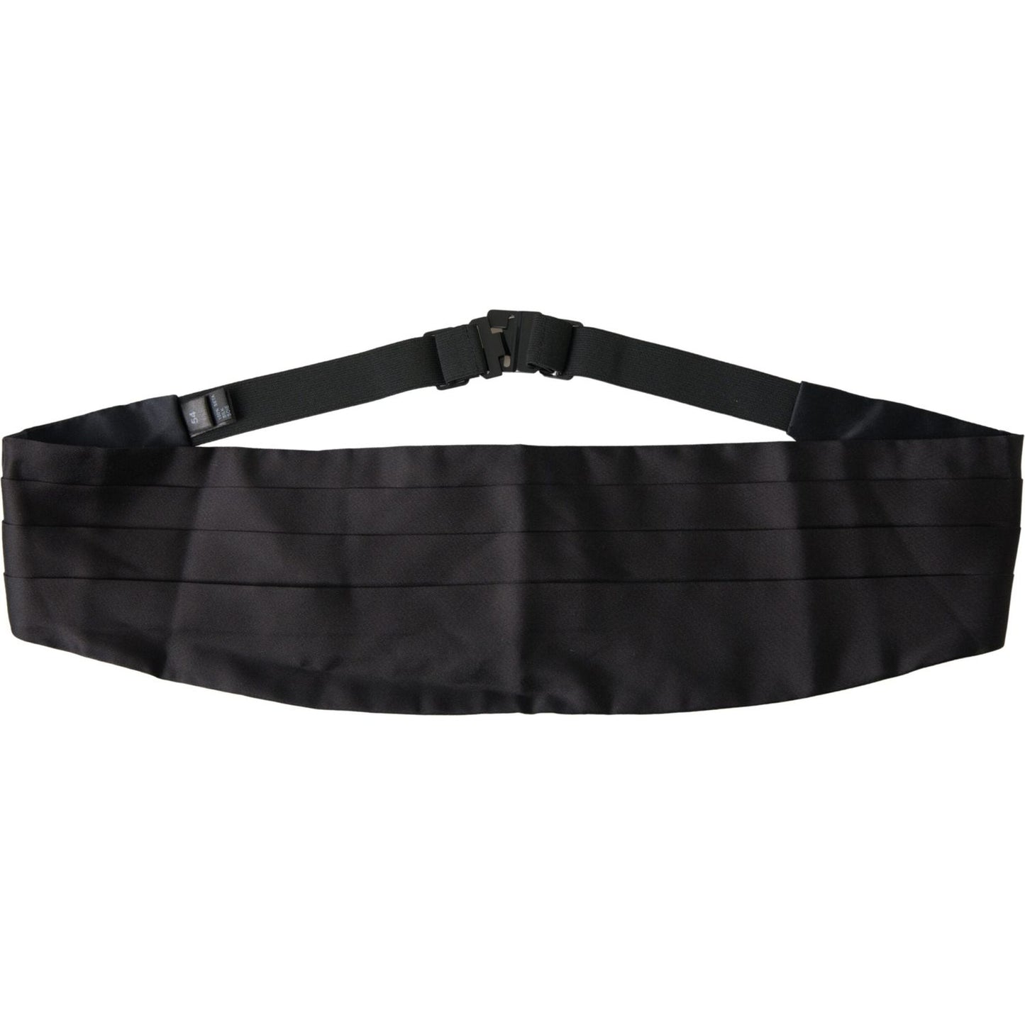 Elegant Black Silk Cummerbund