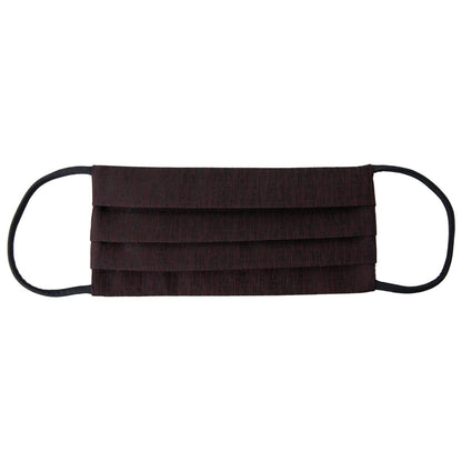 Dolce & Gabbana Maroon Pleated Elastic Ear Strap Face Mask