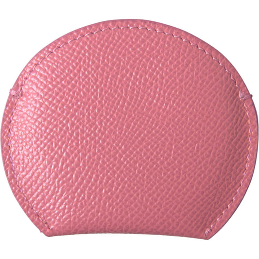 Elegant Pink Leather Mirror Holder