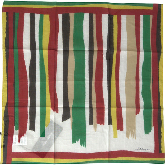 Elegant Multicolor Cotton Men's Scarf