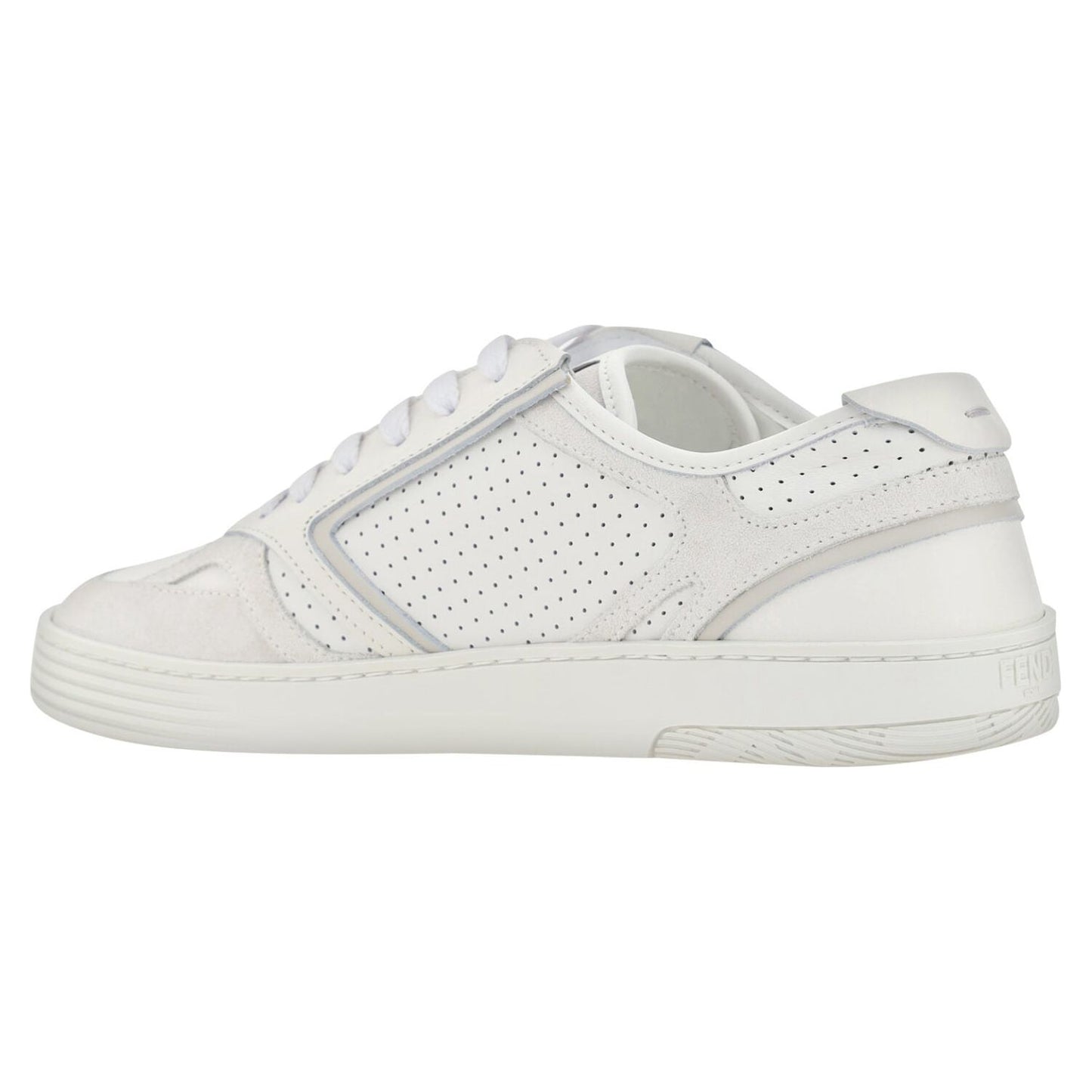 Elegant Low Top Calfskin Sneakers in White