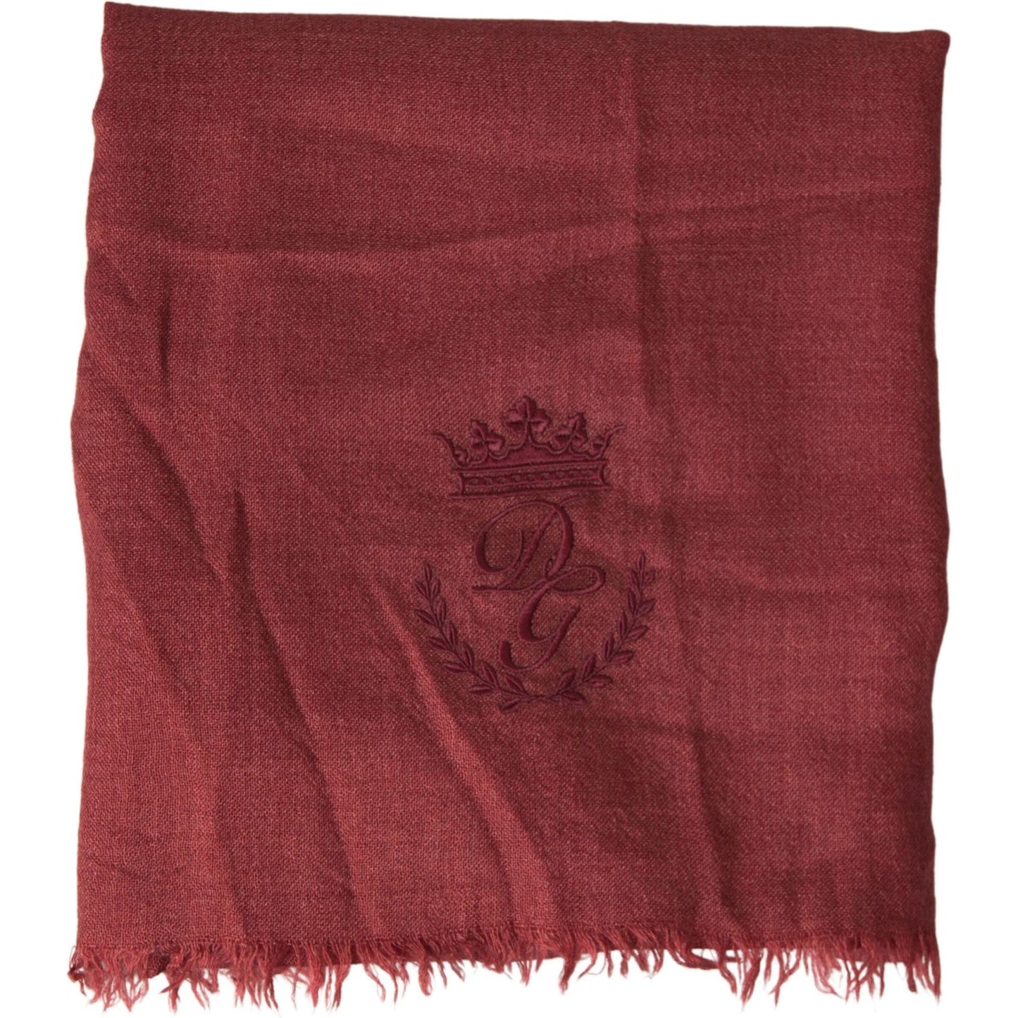 Luxury Cashmere Silk Men's Maroon Scarf