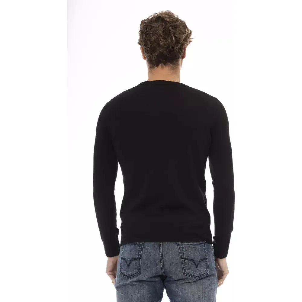 Elegant Crew Neck Wool-Blend Sweater