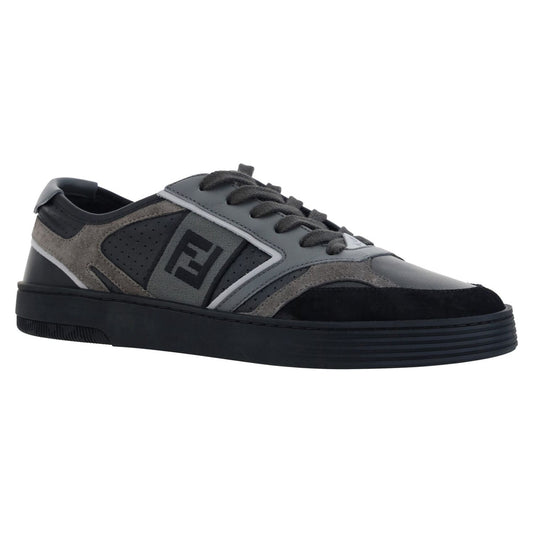 Fendi Elevate Your Steps with Sleek Monochrome Sneakers Fendi